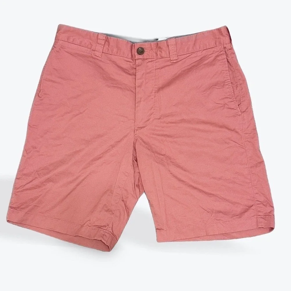 J.‎ Crew Stretch Chino Shorts Coral Pink Men's Size 31 Casual Summer